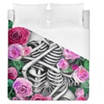 Floral Skeletons Duvet Cover (Queen Size)