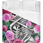 Floral Skeletons Duvet Cover (King Size)