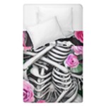 Floral Skeletons Duvet Cover Double Side (Single Size)