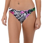 Floral Skeletons Band Bikini Bottoms