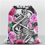 Floral Skeletons Drawstring Bag (Small)