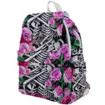 Floral Skeletons Top Flap Backpack