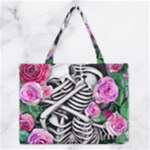 Floral Skeletons Medium Tote Bag