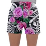 Floral Skeletons Sleepwear Shorts