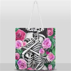 Full Print Rope Handle Tote (Large) 