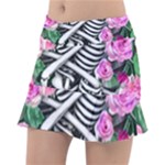 Floral Skeletons Classic Tennis Skirt