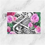 Floral Skeletons Canvas Cosmetic Bag (Large)