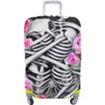 Floral Skeletons Luggage Cover (Large)