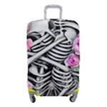 Floral Skeletons Luggage Cover (Small)