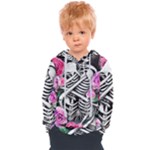 Floral Skeletons Kids  Overhead Hoodie