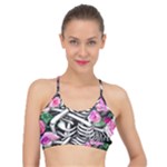 Floral Skeletons Basic Training Sports Bra