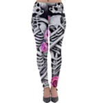 Floral Skeletons Lightweight Velour Leggings