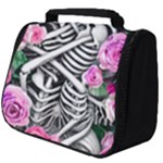 Floral Skeletons Full Print Travel Pouch (Big)