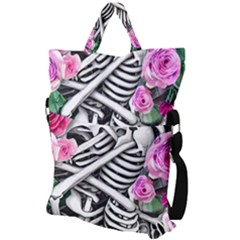 Fold Over Handle Tote Bag 