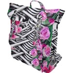 Floral Skeletons Buckle Up Backpack