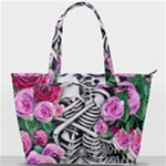 Floral Skeletons Back Pocket Shoulder Bag 