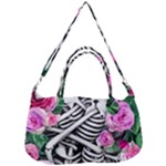 Floral Skeletons Removal Strap Handbag