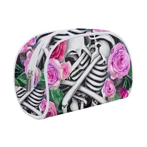 Floral Skeletons Make Up Case (Small) from ArtsNow.com