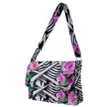 Floral Skeletons Full Print Messenger Bag (M)