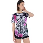 Floral Skeletons Perpetual Short Sleeve T-Shirt