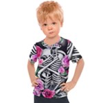 Floral Skeletons Kids  Sports Tee