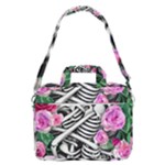 Floral Skeletons MacBook Pro 16  Shoulder Laptop Bag