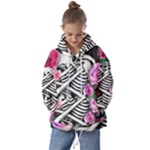 Floral Skeletons Kids  Oversized Hoodie