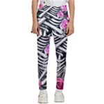 Floral Skeletons Kids  Skirted Pants