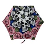 Skulls and Flowers Mini Folding Umbrellas