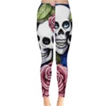 Skulls and Flowers Leggings 