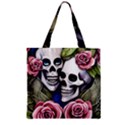 Zipper Grocery Tote Bag 