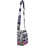 Skulls and Flowers Shoulder Strap Belt Bag