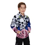 Skulls and Flowers Kids  Windbreaker