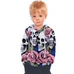 Skulls and Flowers Kids  Overhead Hoodie