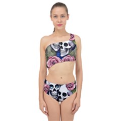 Spliced Up Two Piece Swimsuit 