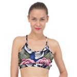 Skulls and Flowers Basic Training Sports Bra