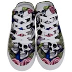 Skulls and Flowers Half Slippers