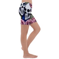 Kids  Lightweight Velour Capri Yoga Leggings 