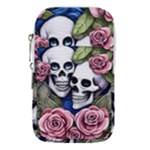 Skulls and Flowers Waist Pouch (Large)