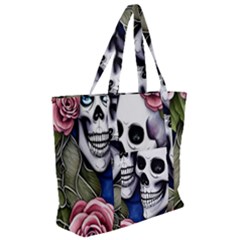 Zip Up Canvas Bag 