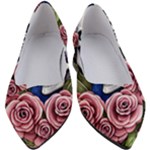 Skulls and Flowers Women s Block Heels 