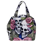 Skulls and Flowers Boxy Hand Bag