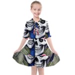 Skulls and Flowers Kids  All Frills Chiffon Dress