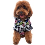 Skulls and Flowers Dog Coat