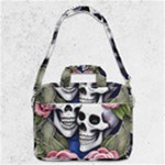 Skulls and Flowers MacBook Pro 13  Shoulder Laptop Bag 