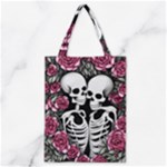 black and white rose sugar skull Classic Tote Bag