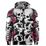 black and white rose sugar skull Men s Core Hoodie