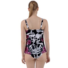 Twist Front Tankini Set 