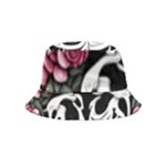 black and white rose sugar skull Inside Out Bucket Hat (Kids)