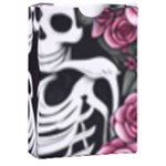 black and white rose sugar skull Playing Cards Single Design (Rectangle) with Custom Box